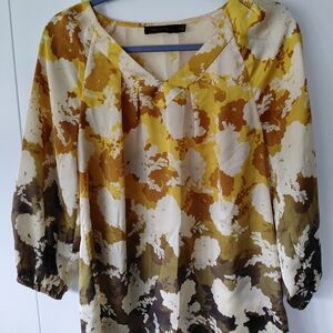 The Limited Women's Yellow Floral Top